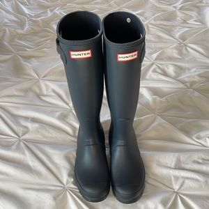 Hunter Women's Tall Rain Boots - Blue